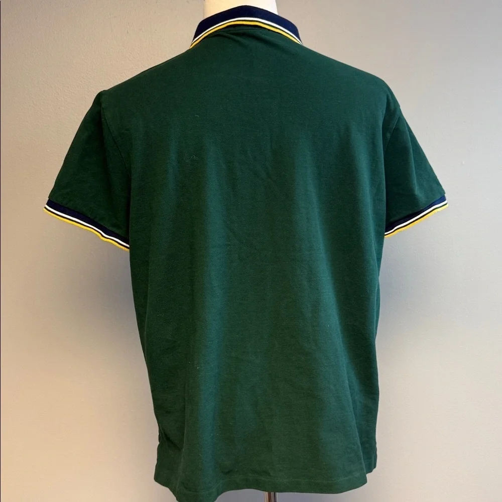 Polo Ralph Lauren Green Cotton Polo Shirt XL Classic Fit Logo